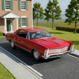 Welly Buick Riviera Gran Sport 1965 1:24 rojo – Coupé USA “personal luxury” a escala | Chile