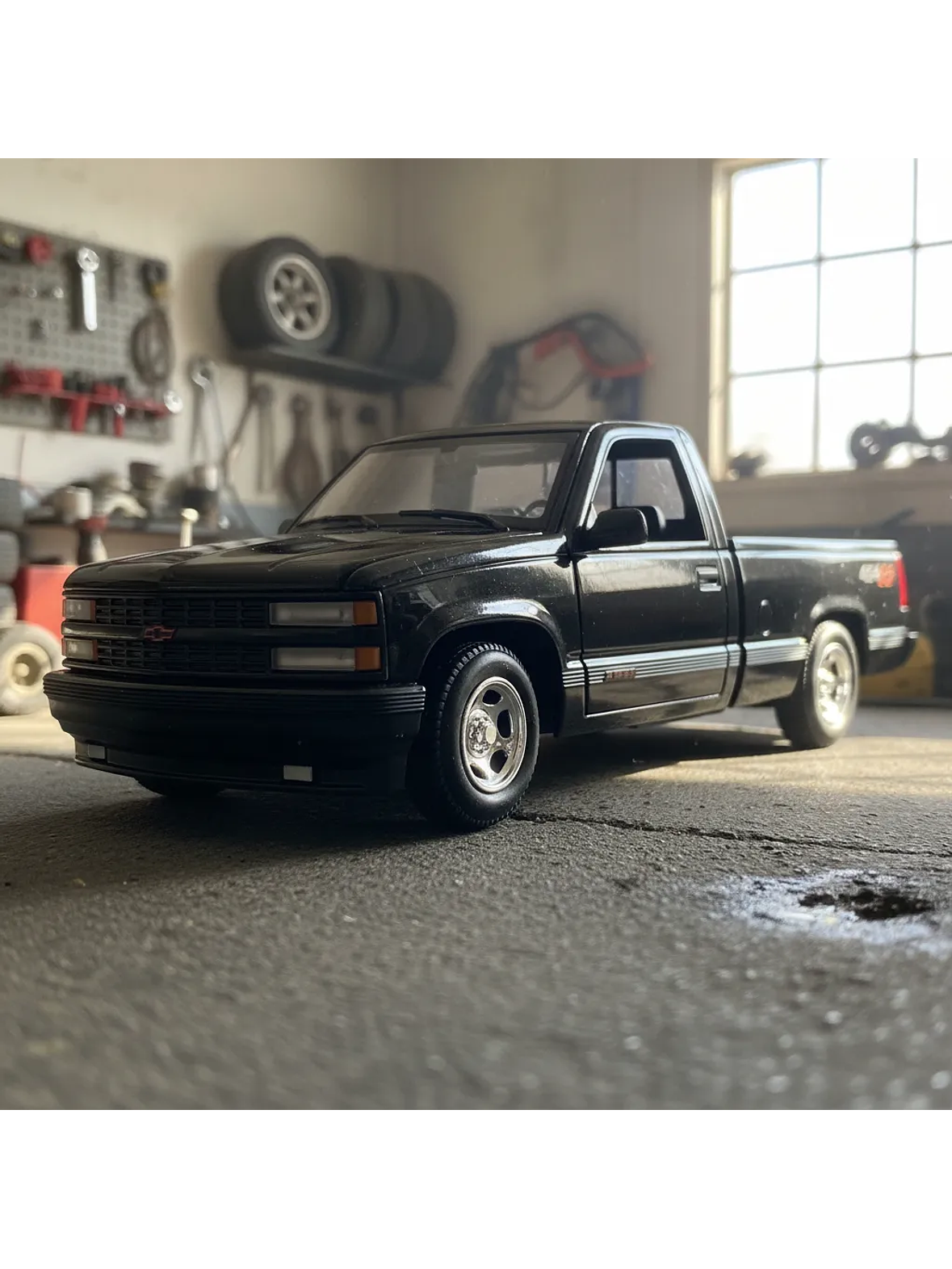 Maisto Chevrolet 454 SS Pick-up 1993 - Camioneta de culto a escala 1:24  – el “muscle truck” de los 90's 11