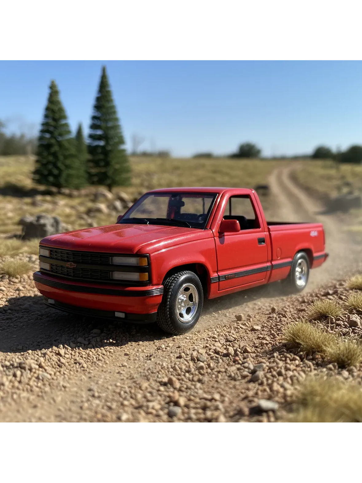 Maisto Chevrolet 454 SS Pick-up 1993 - Camioneta de culto a escala 1:24  – el “muscle truck” de los 90's 1