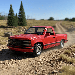 Maisto Chevrolet 454 SS Pick-up 1993 - Camioneta de culto a escala 1:24  – el “muscle truck” de los 90's