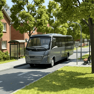 Marcopolo Volare 1:42 – Mini bus brasileño de referencia para turismo y transporte colectivo en Chile