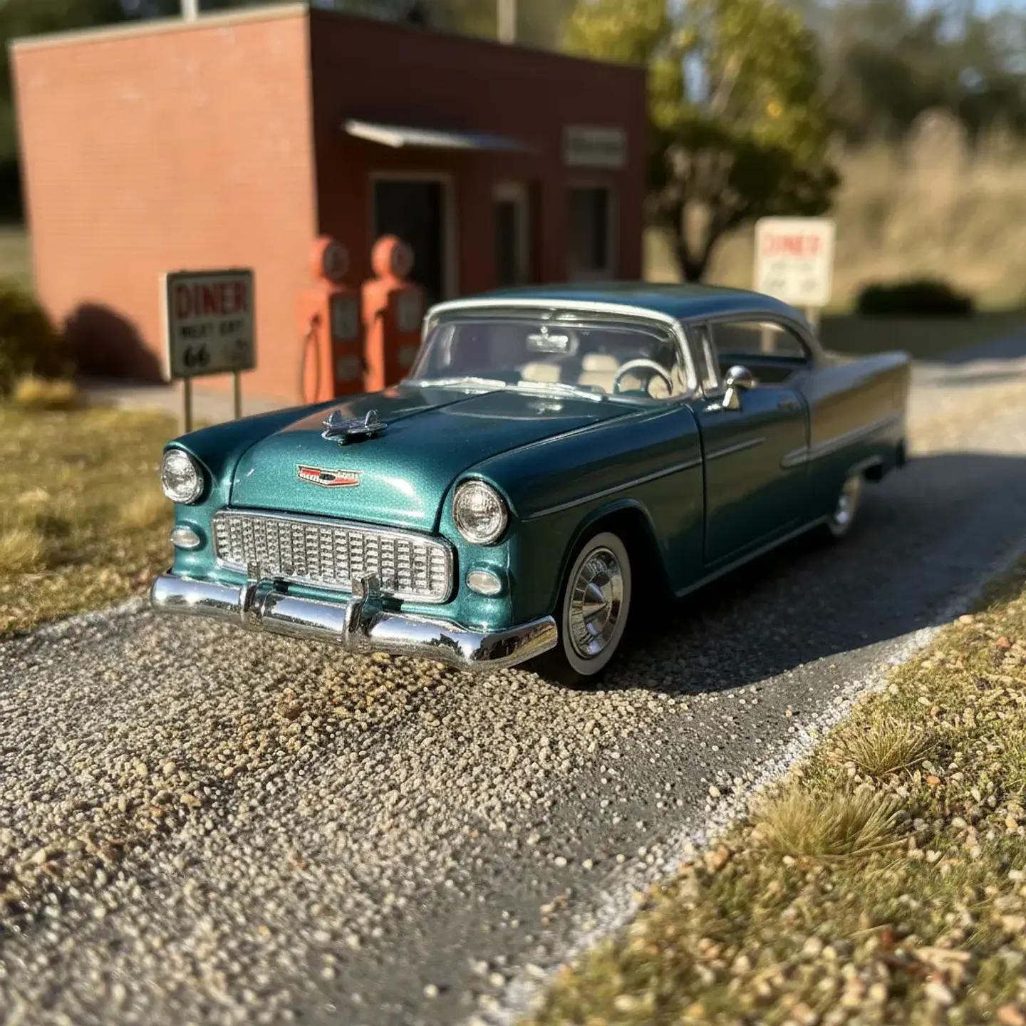 Auto Motormax Chevrolet Bel Air Hardtop 1955 1:24 11