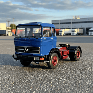 Camión Mercedes-Benz LPS 1632 (1970) | IXO models. Escala 1:43 – Tracto camión alemán clásico | Ruta Nostalgia Chile