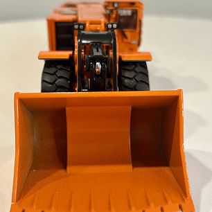 Cargador híbrido KOMATSU WX22H 1:50 – Modelo diecast de minería subterránea (naranja, fundido a presión)