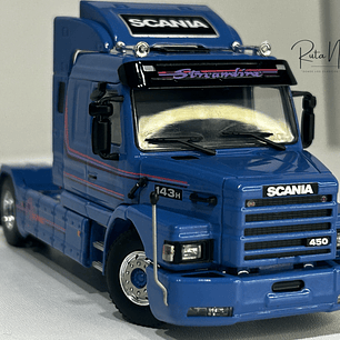 Scania 3 Series 143H Torpedo Streamline 4x2 WSI 1:50 – Camión clásico V8 a escala