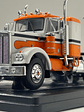 Kenworth W925 1970 IXO Models 1:43 blanco naranjo – Camión clásico americano de ruta - Miniatura 1