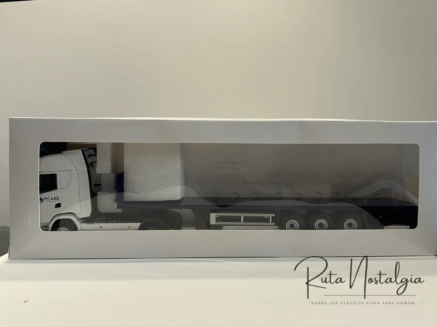 Camión Scania S500 Rampla Plataforma Plana | Eligor 1:43 10