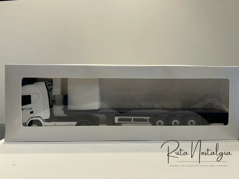Camión Scania S500 Rampla Plataforma Plana | Eligor 1:43 10