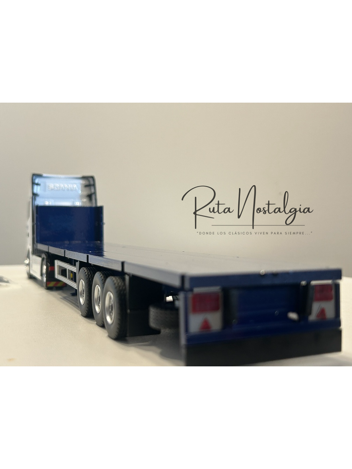 Scania S500 Picard Transports 2021 1:43 Eligor – Camión con remolque plano para coleccionistas y fanáticos del transporte europeo 7