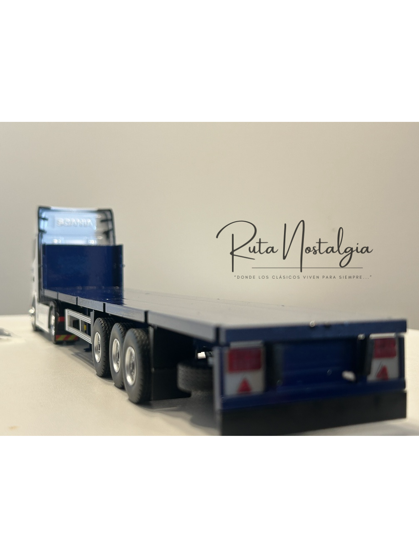 Scania S500 Picard Transports 2021 1:43 Eligor – Camión con remolque plano para coleccionistas y fanáticos del transporte europeo 7