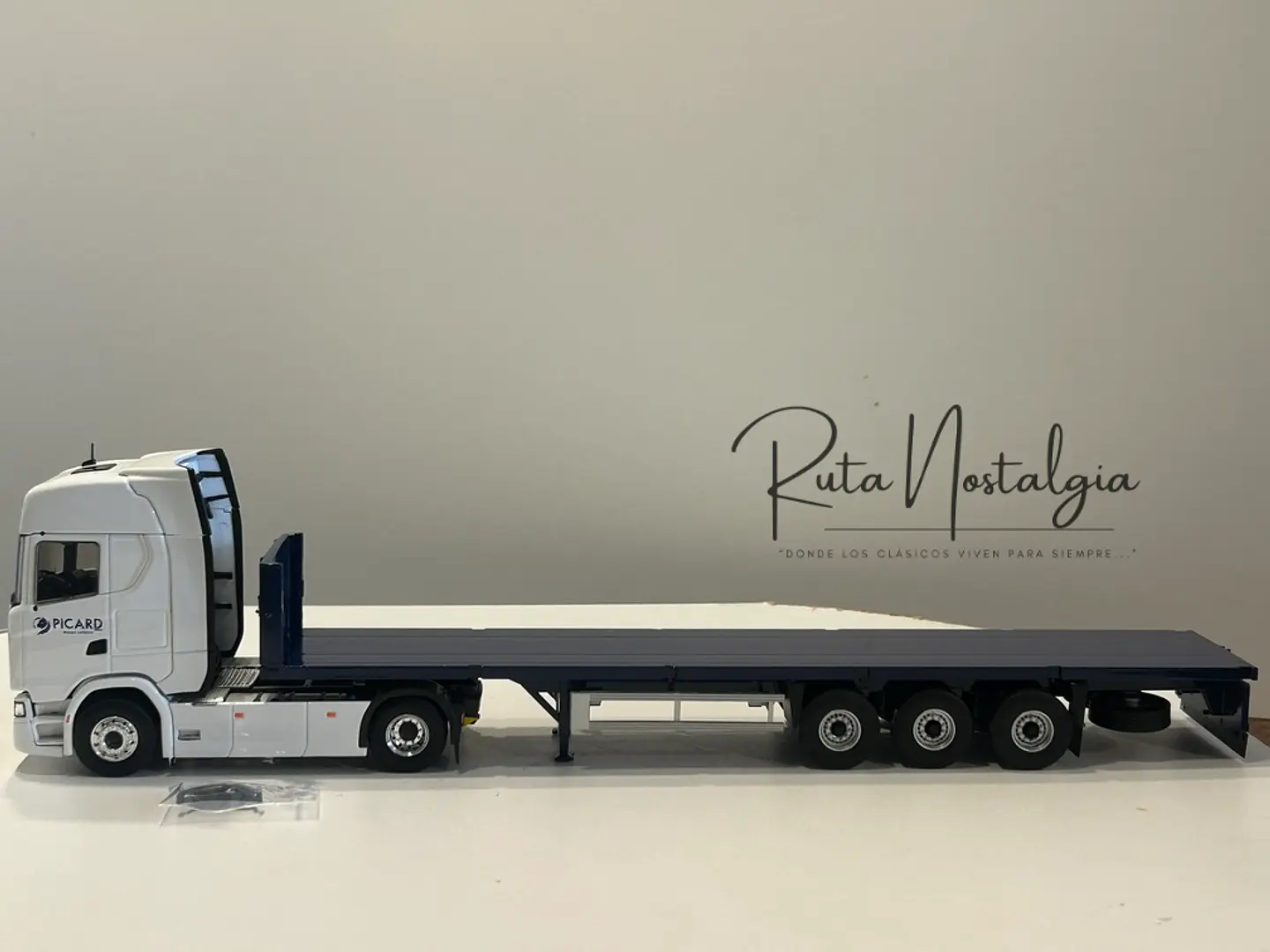 Camión Scania S500 Rampla Plataforma Plana | Eligor 1:43 8