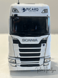 Scania S500 Picard Transports 2021 1:43 Eligor – Camión con remolque plano para coleccionistas y fanáticos del transporte europeo - thumbnail 2