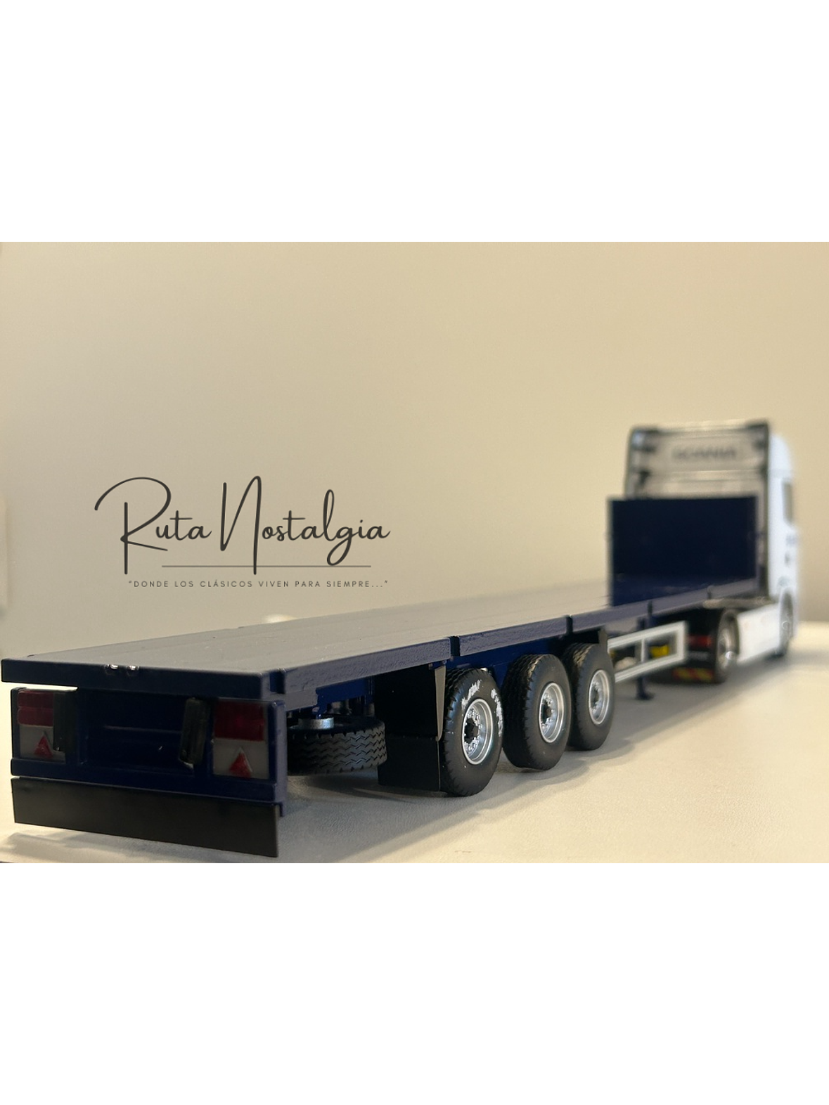 Scania S500 Picard Transports 2021 1:43 Eligor – Camión con remolque plano para coleccionistas y fanáticos del transporte europeo 6
