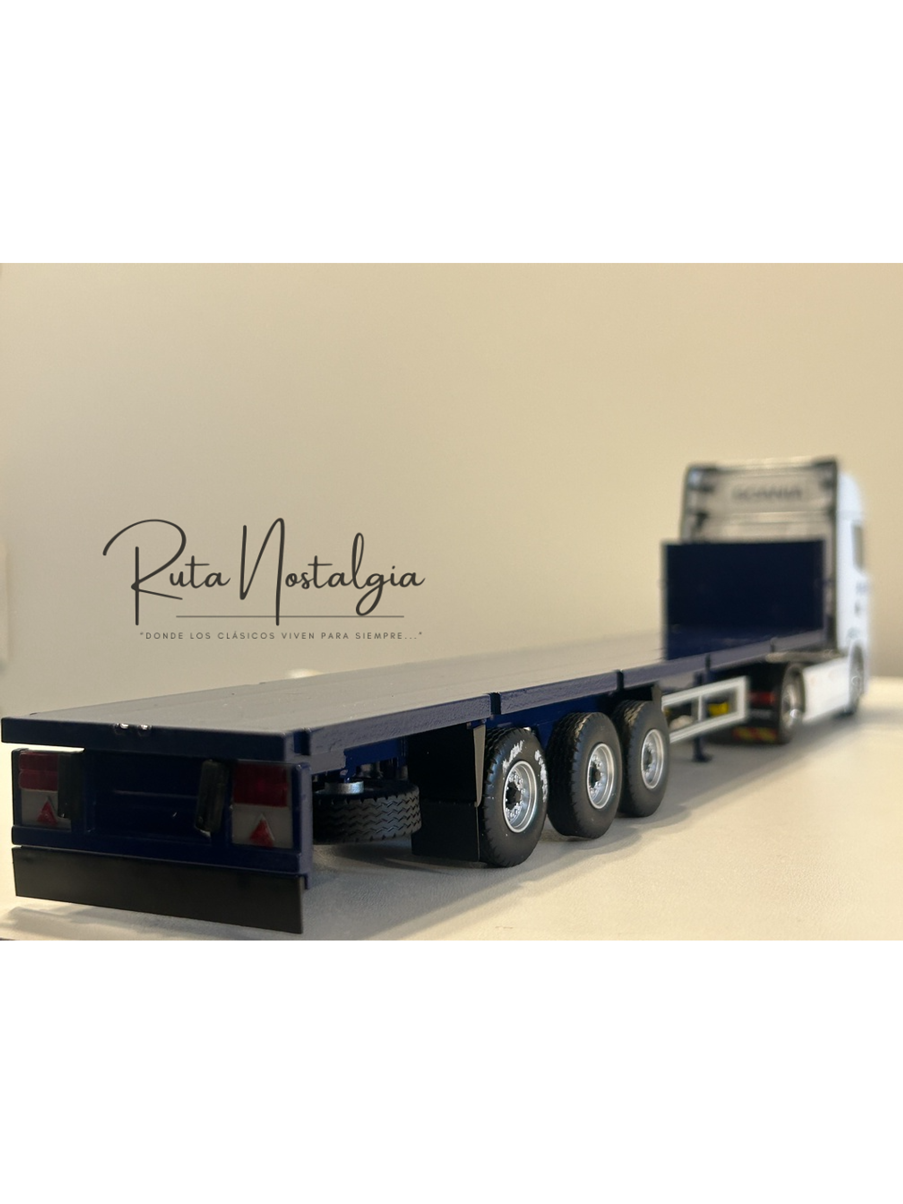 Scania S500 Picard Transports 2021 1:43 Eligor – Camión con remolque plano para coleccionistas y fanáticos del transporte europeo 6