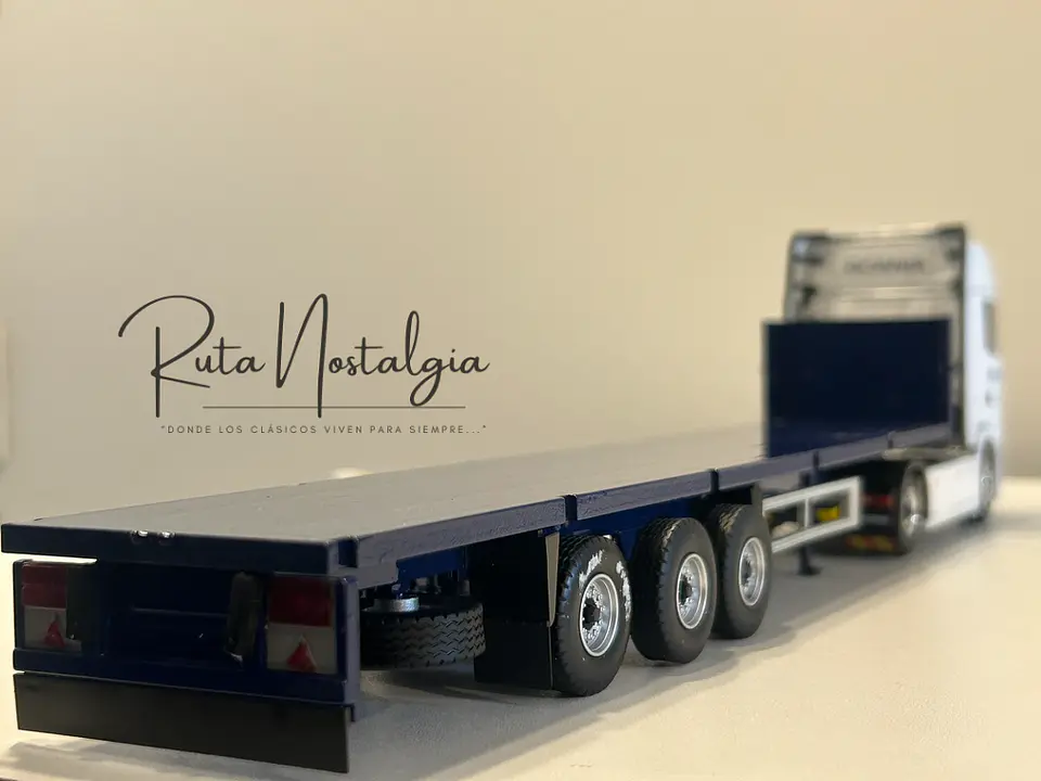 Camión Scania S500 Rampla Plataforma Plana | Eligor 1:43 6