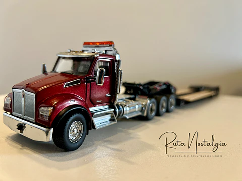 Camión Kenworth T880 Rampla Cama | Diecast Masters 1:50