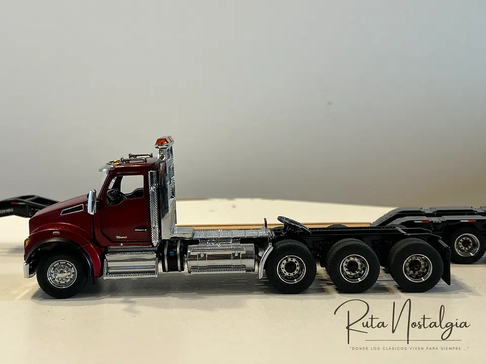 Camión Kenworth T880 Rampla Cama | Diecast Masters 1:50 5