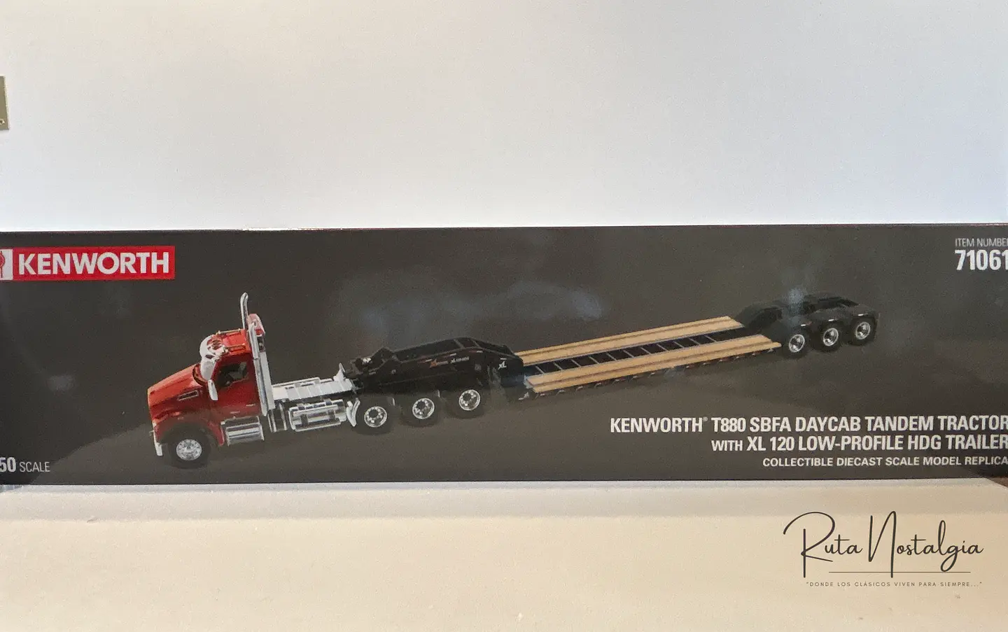 Camión Kenworth T880 Rampla Cama | Diecast Masters 1:50 11