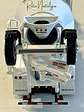 Kenworth T880 Mixer McNeilus BridgeMaster 1:50 Diecast Masters | Camión hormigonero blanco de colección - Miniatura 7