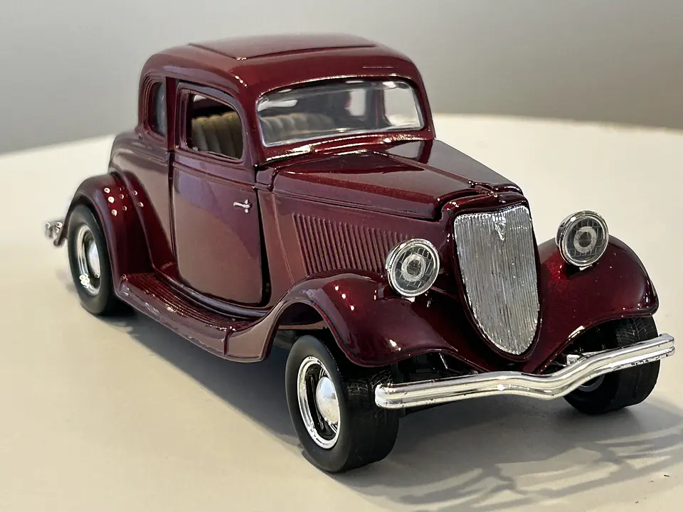 Auto Ford Coupe v8 (1934) | Motormax Escala 1:24 14