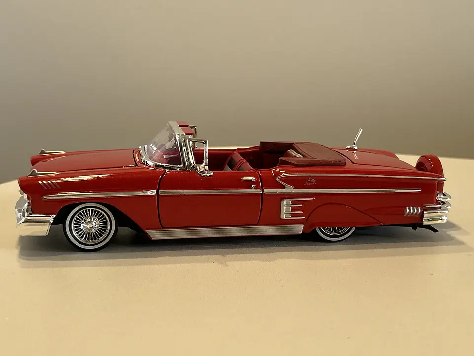 Auto Chevrolet Impala Convertible 1958 | Motormax 1:24 7