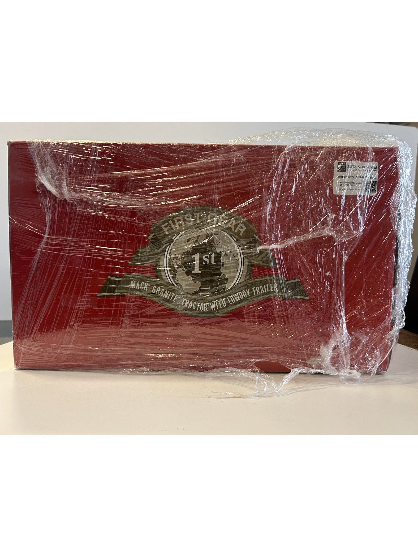 Mack Granite con Rampla Lowboy First Gear 1:34 – Camión americano de carga pesada para coleccionistas y camioneros 11