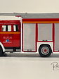 Renault G270 FPTSR 1993 Camión de Bomberos 1:43 Edicola – Sapeurs Pompiers Francia - Miniatura 8