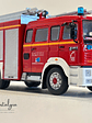 Renault G270 FPTSR 1993 Camión de Bomberos 1:43 Edicola – Sapeurs Pompiers Francia - Miniatura 4