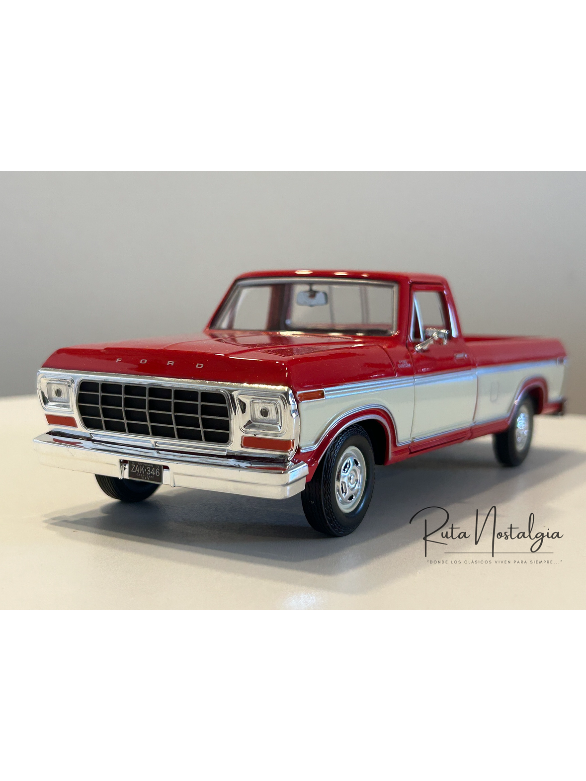 Ford F-150 Custom 1979 Motormax 1:24 – Pickup clásica americana para coleccionistas y amantes del transporte  1