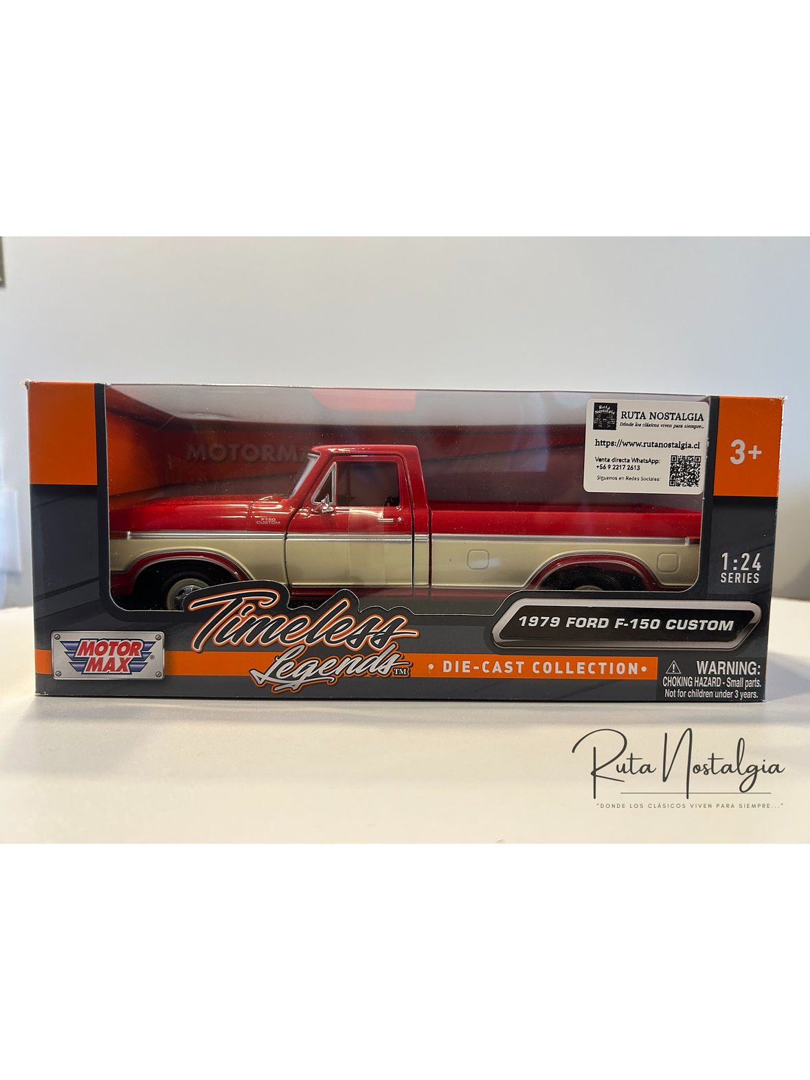 Ford F-150 Custom 1979 Motormax 1:24 – Pickup clásica americana para coleccionistas y amantes del transporte  9