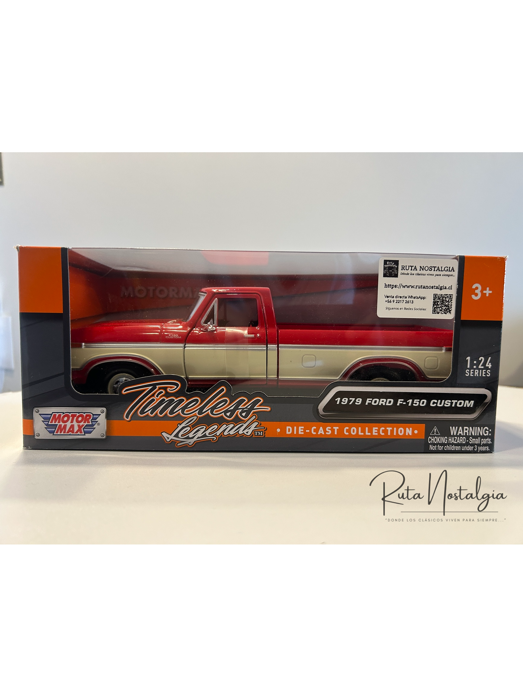 Ford F-150 Custom 1979 Motormax 1:24 – Pickup clásica americana para coleccionistas y amantes del transporte  9