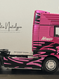 MAN TGX “Woman Trucker” 2014 rosa 1:43 Hachette – Camión europeo decorado, edición coleccionable - Miniatura 4