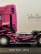 MAN TGX “Woman Trucker” 2014 rosa 1:43 Hachette – Camión europeo decorado, edición coleccionable - Miniatura 8