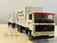 Volvo F12 “Nederlandse Pakket Dienst” Tekno 1:50 – Camión con remolque clásico holandés de reparto de paquetes - thumbnail 11