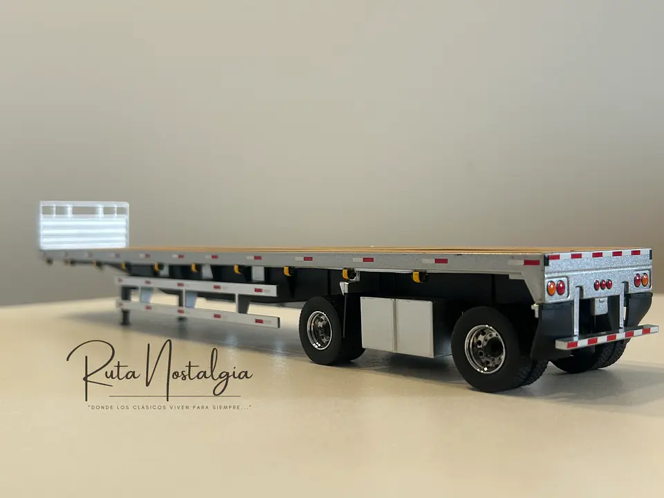 Camión Rampla Plana Tráiler Plataforma | DM 1:50 3