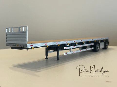 Camión Rampla Plana Tráiler Plataforma | DM 1:50