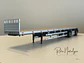 Camión Rampla Plana Tráiler Plataforma | DM 1:50 - Miniatura 1