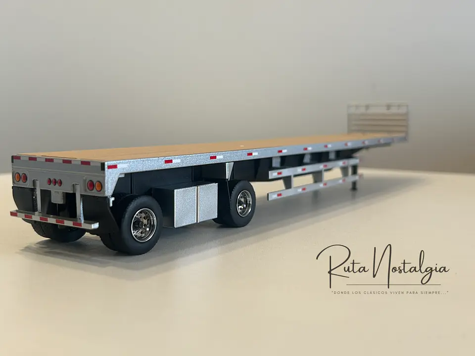 Camión Rampla Plana Tráiler Plataforma | DM 1:50 4
