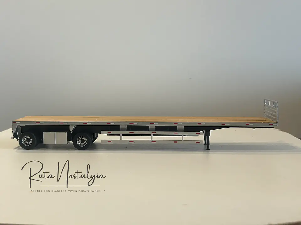 Camión Rampla Plana Tráiler Plataforma | DM 1:50 5