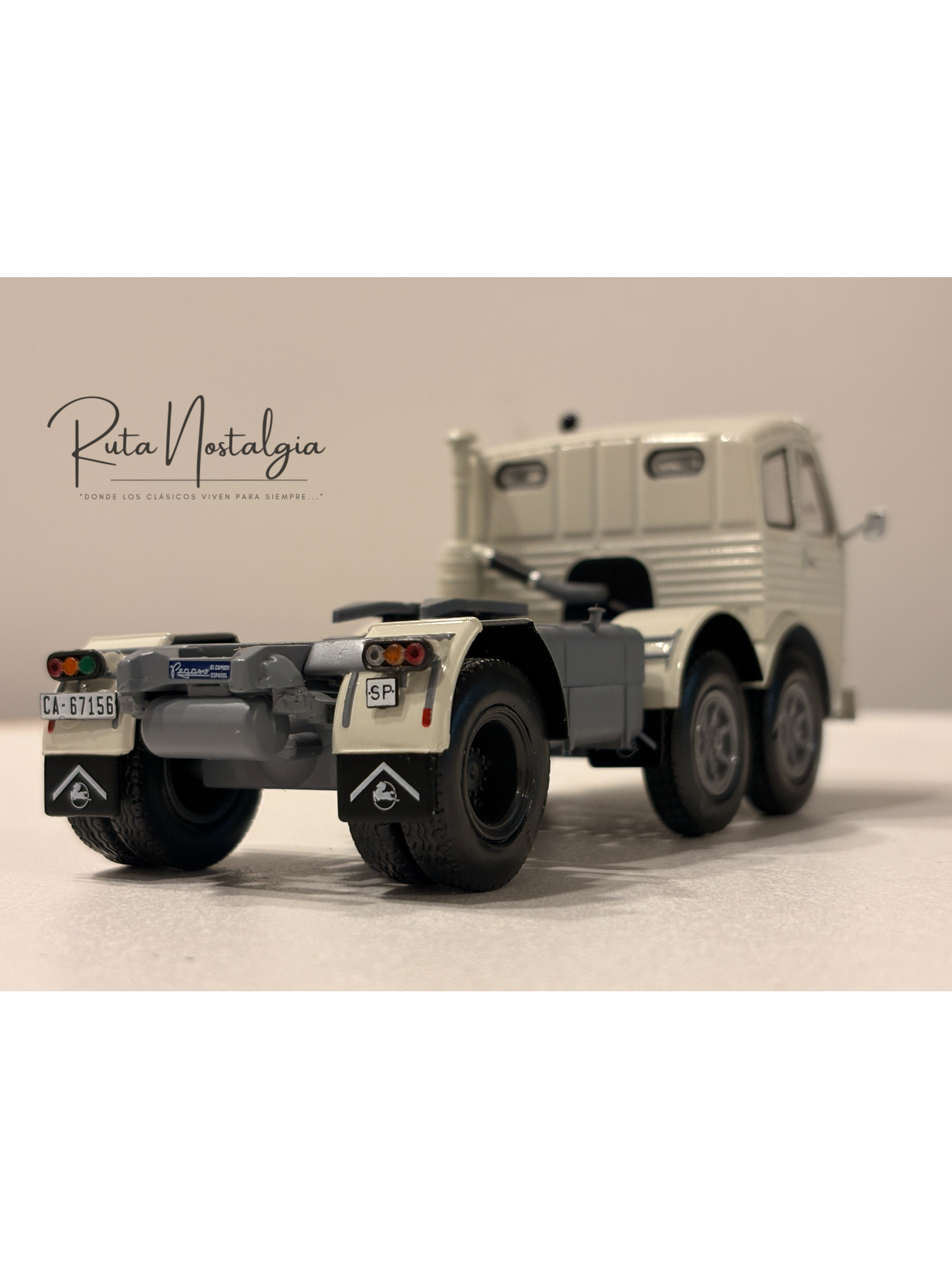 Pegaso 2045 (1968) Salvat 1:43 – Tractocamión clásico español 6x2 para coleccionistas  5