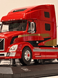 Camión Volvo VNL 730 2010 Rojo Decorado IXO 1:43 – Tractocamión americano de colección - thumbnail 1