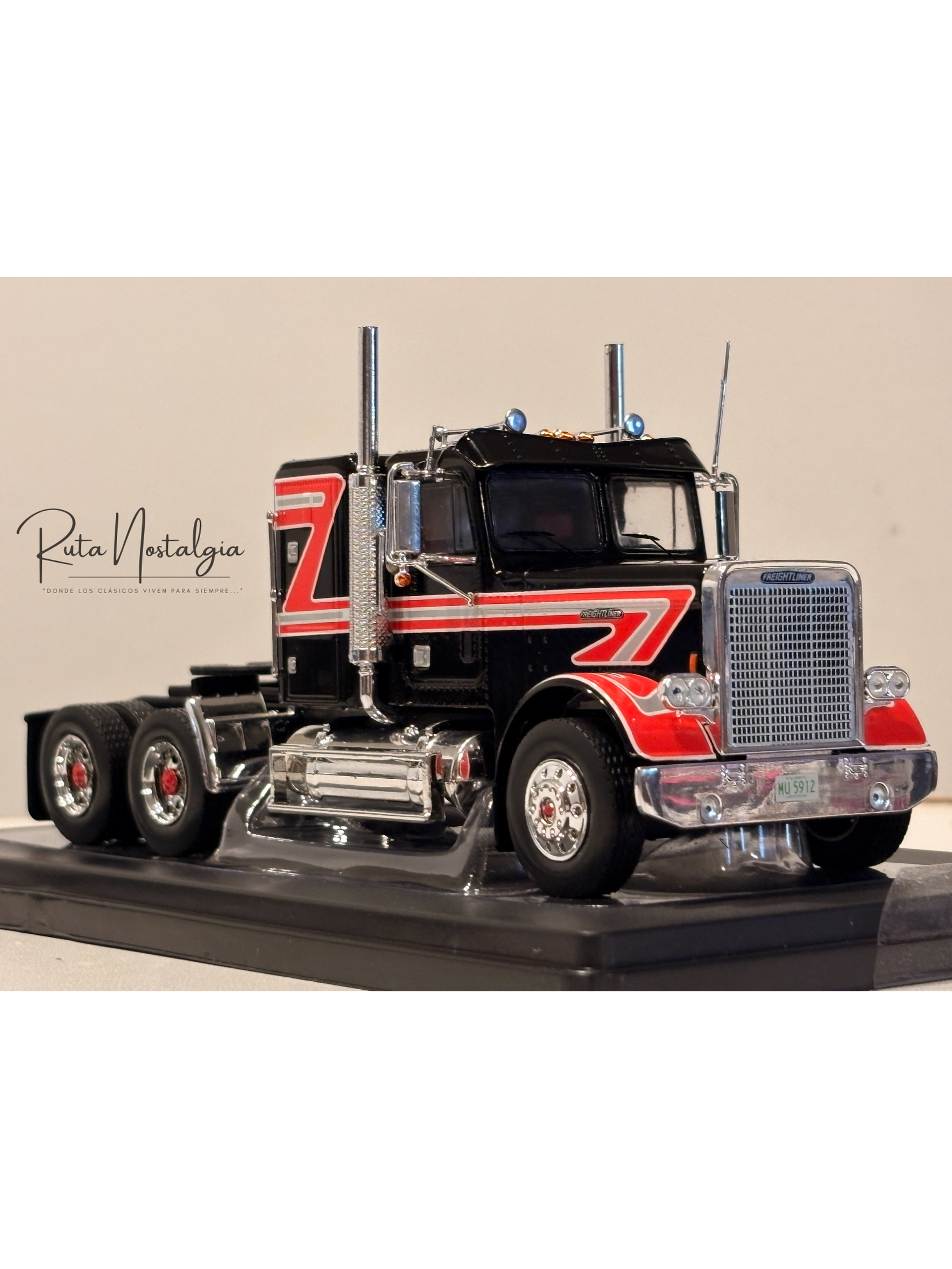 Freightliner FLA 1993 IXO Models 1:43 – camión cabover clásico americano de colección 6