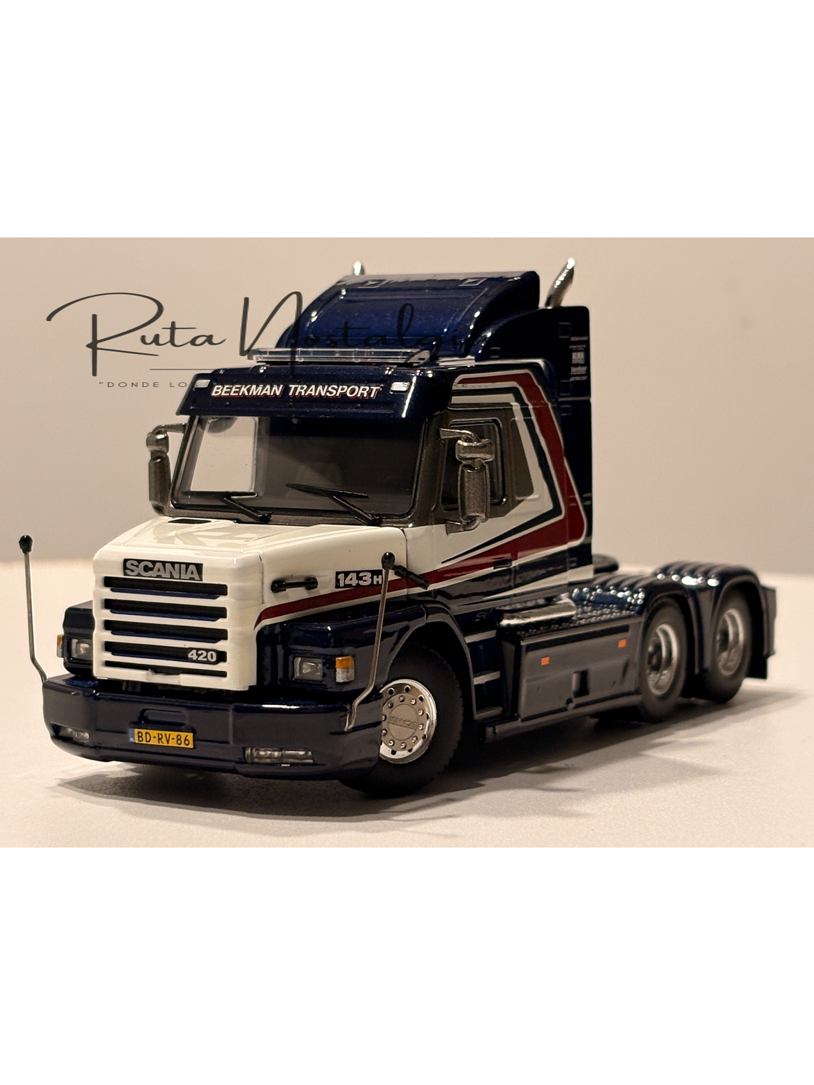 Scania 3 Series Torpedo 6x2 Beekman Transport WSI 1:50 – tractocamión clásico europeo de colección 1