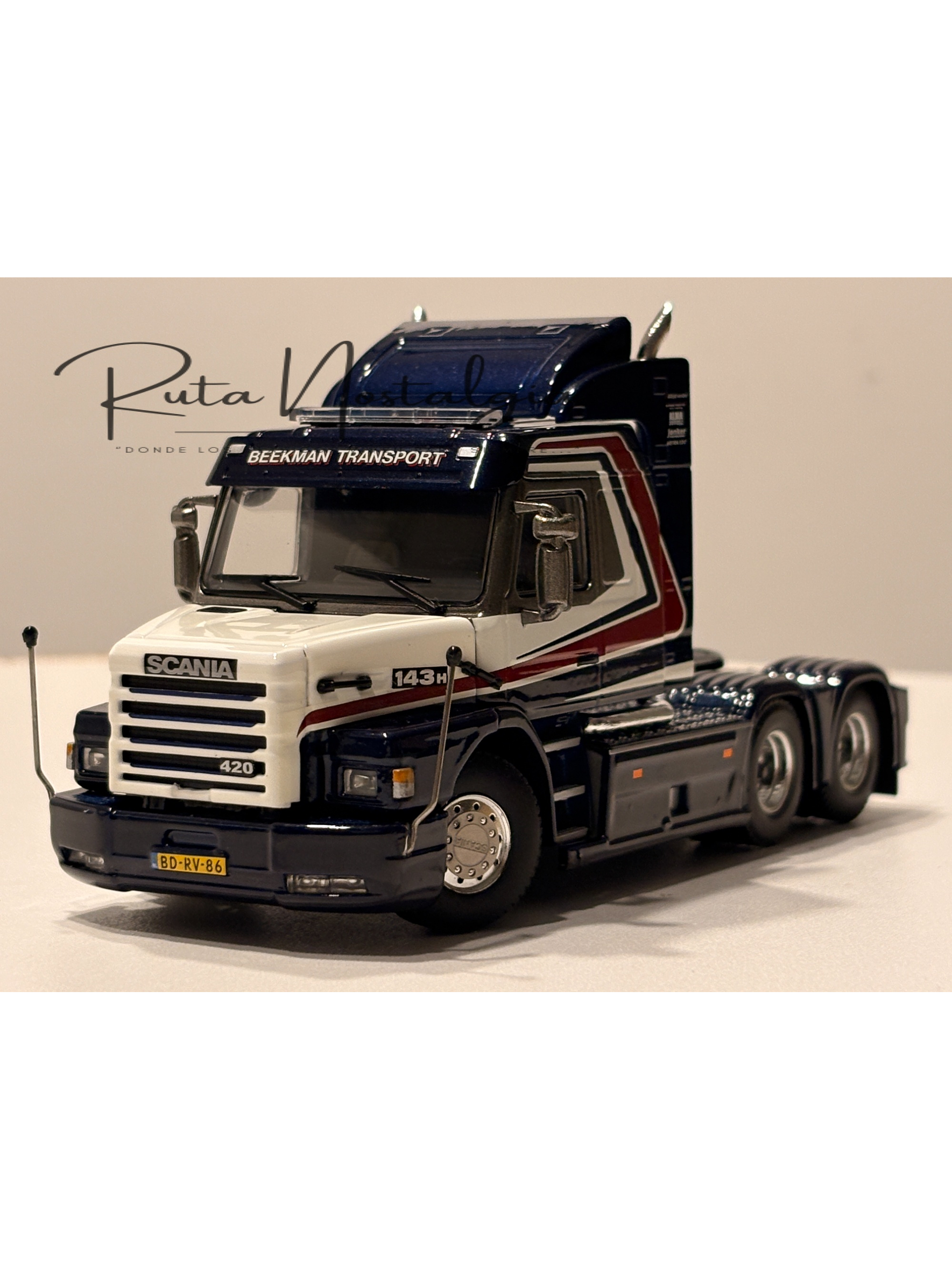 Scania 3 Series Torpedo 6x2 Beekman Transport WSI 1:50 – tractocamión clásico europeo de colección 1