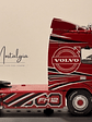 Volvo FH12 1995 rojo decorado Hachette 1:43 – camión europeo tuning de colección - Miniatura 5