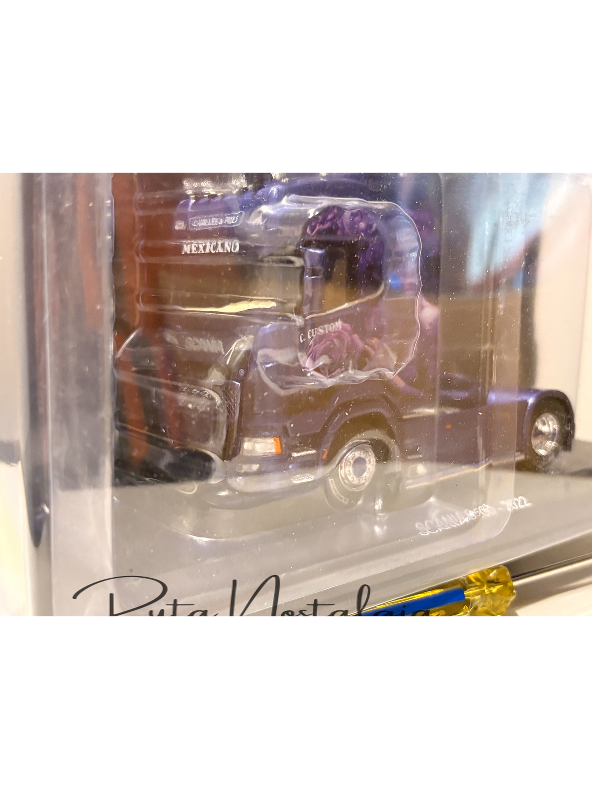 Scania S560 2022 púrpura tuning Hachette 1:43 – camión europeo moderno de colección Truck Tuning  8