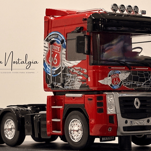 Renault AE Magnum Route 66 1:43 Hachette – Camión tuning europeo de colección | Ruta Nostalgia Chile
