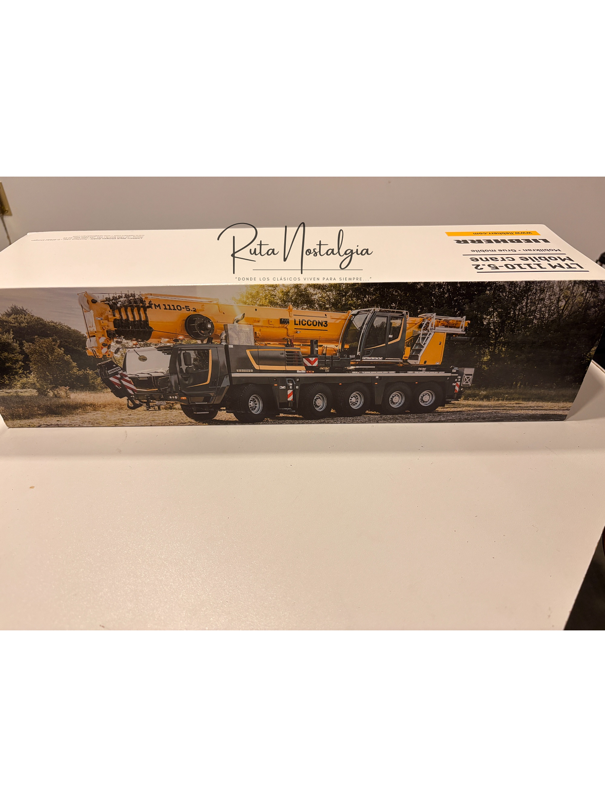 Liebherr LTM 1110-5.2 Conrad 1:50 | Grúa móvil de 5 ejes a escala de colección en Chile 9