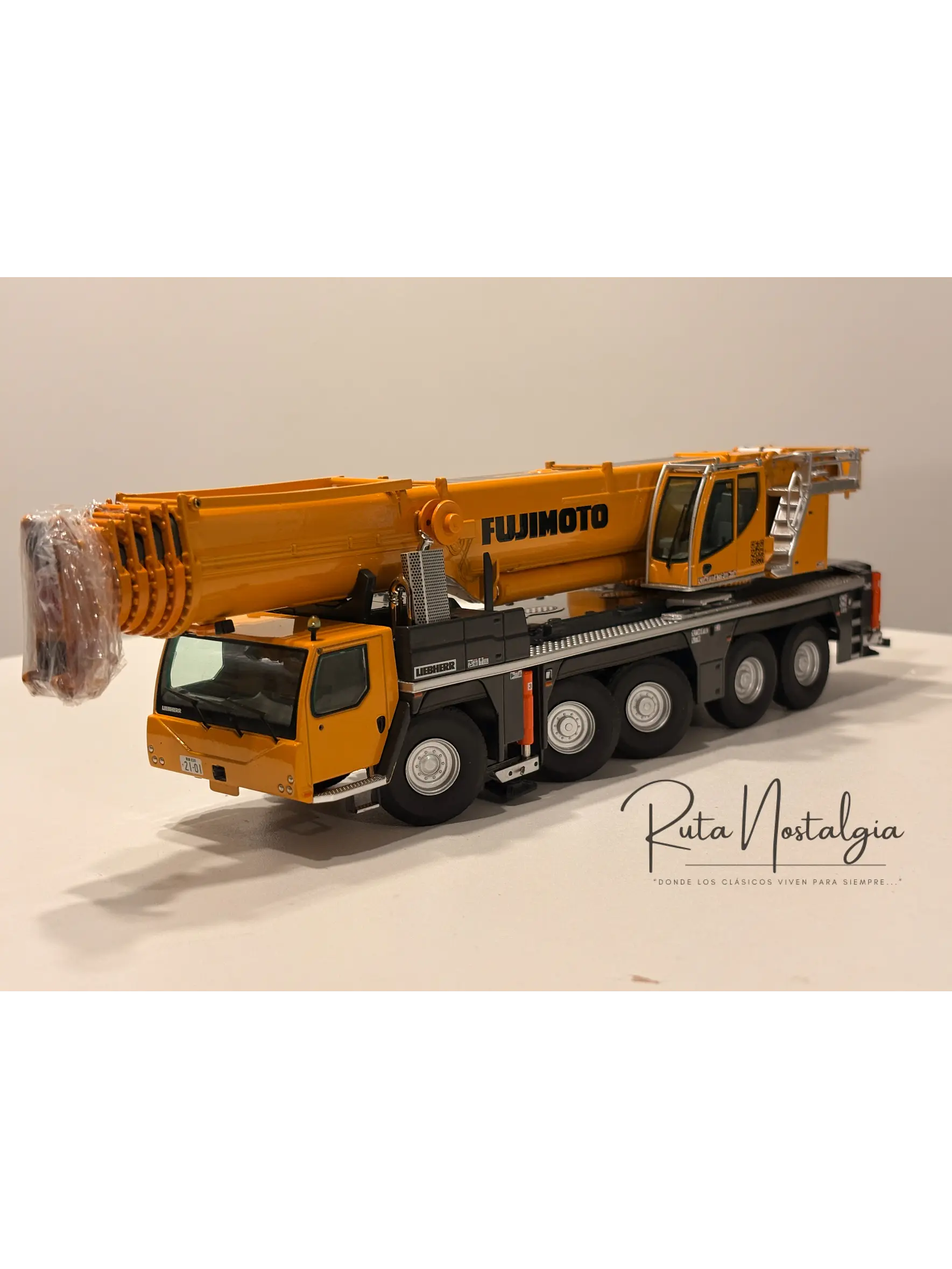 Grúa móvil todo terreno Liebherr LTM 1250-5.1  | NZG Modelle (Alemania) Escala 1:50 | Modelos: Jaromin y Fujimoto Juki 16