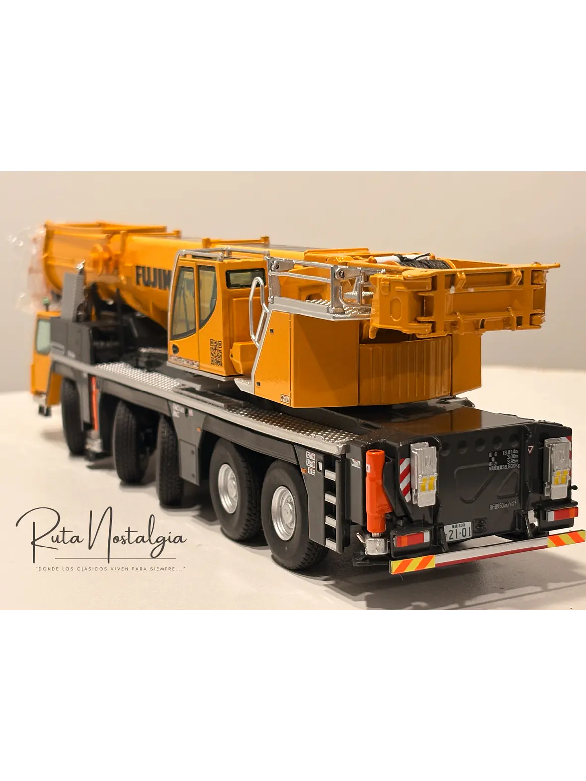 Grúa móvil todo terreno Liebherr LTM 1250-5.1  | NZG Modelle (Alemania) Escala 1:50 | Modelos: Jaromin y Fujimoto Juki 19